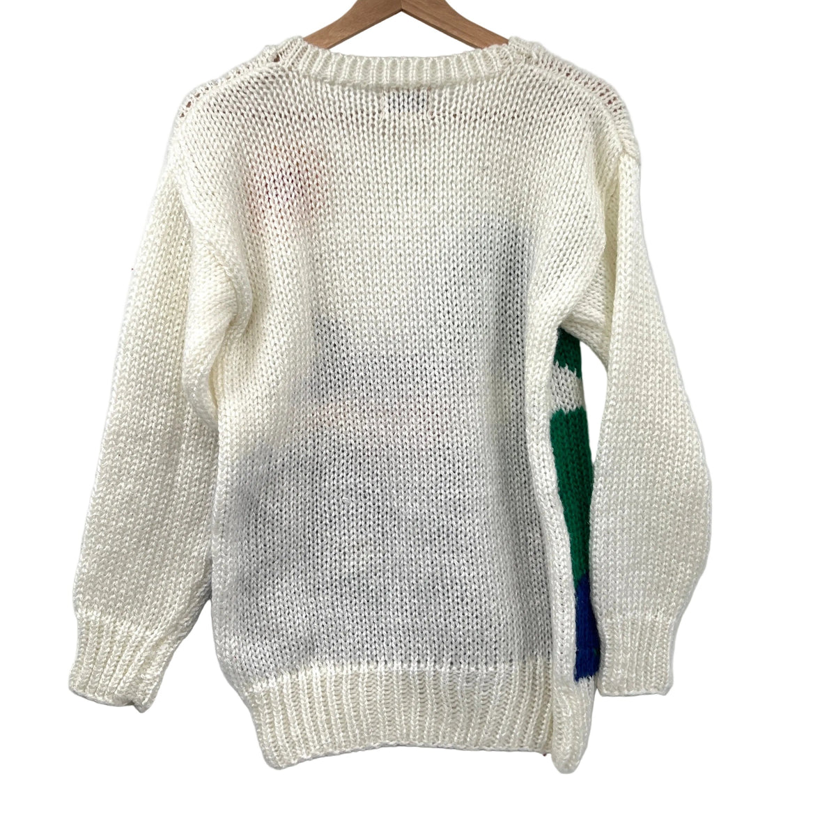 Vintage Captions Folk-art Landscape Sweater