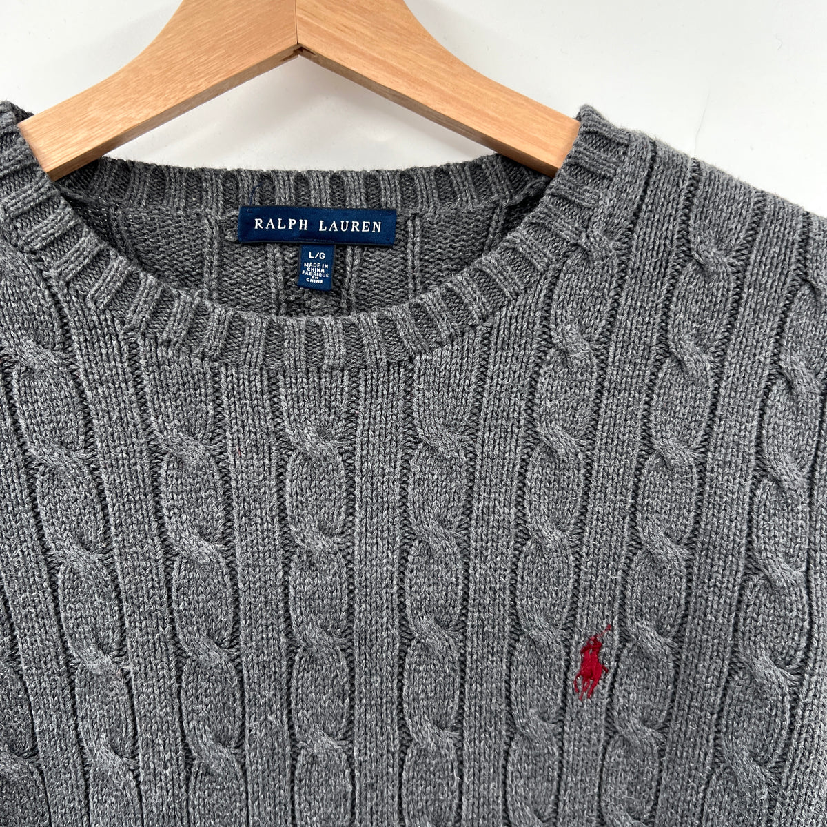 Ralph Lauren Cotton Cable Knit Sweater