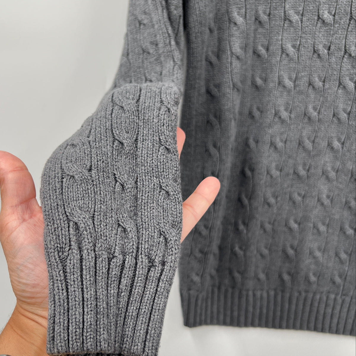 Ralph Lauren Cotton Cable Knit Sweater
