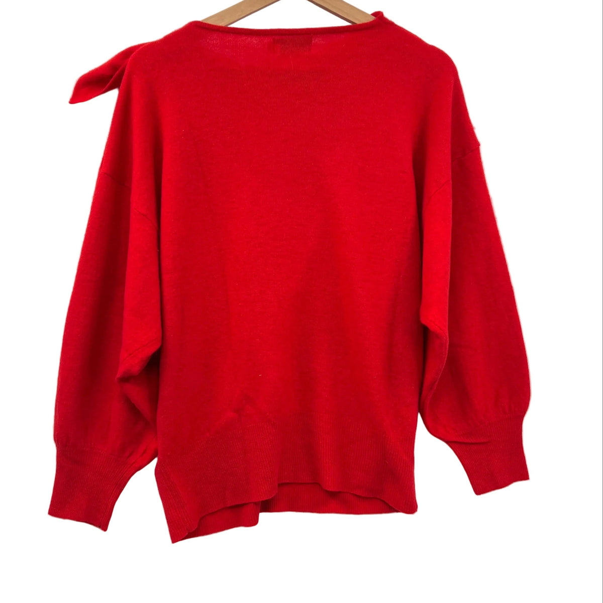 Vintage Wool Angora Blend Neckerchief Sweater