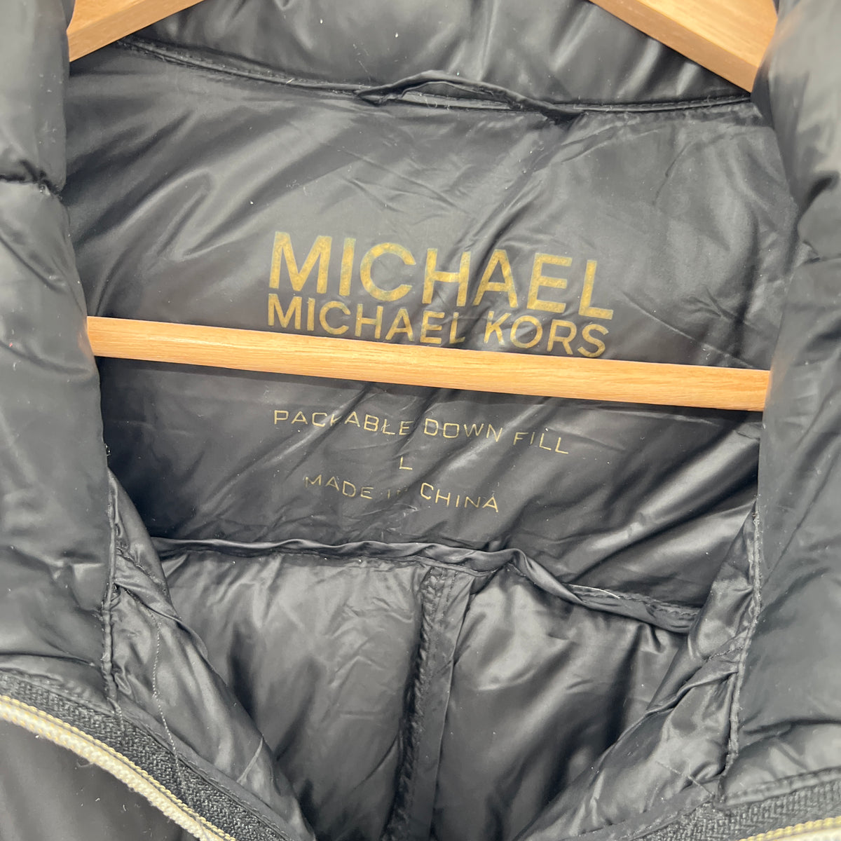 Michael Kors Packable Down Fill Light Jacket
