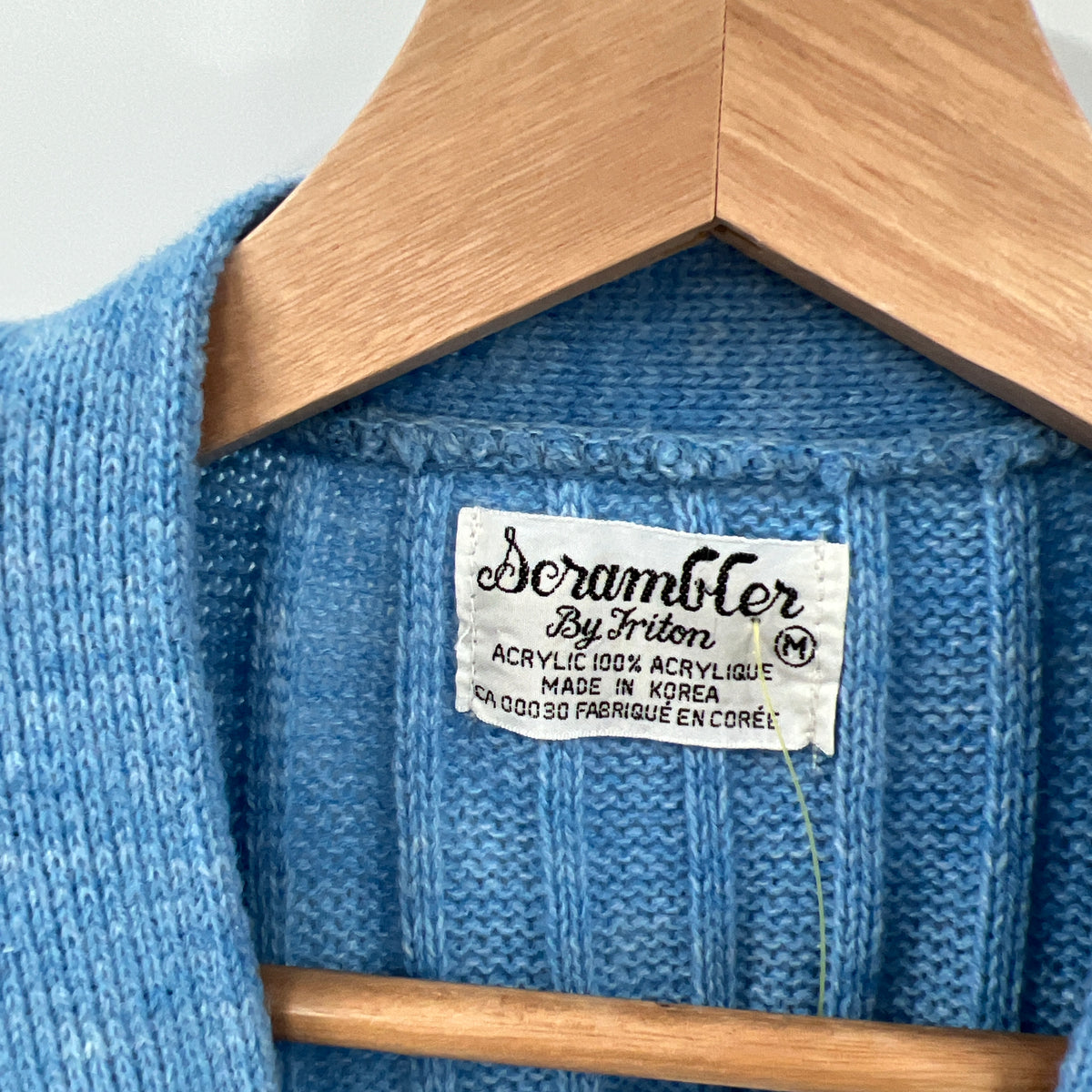 Vintage Scrambler Acrylic Cardigan