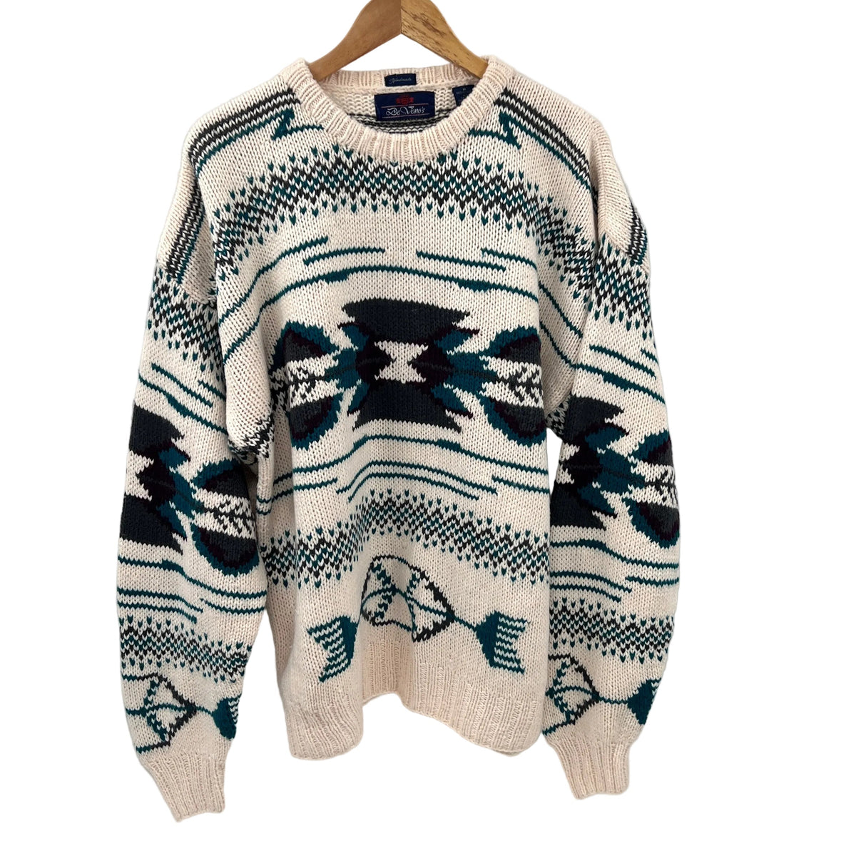 Vintage Handmade Southwestern Style Knit Sweater