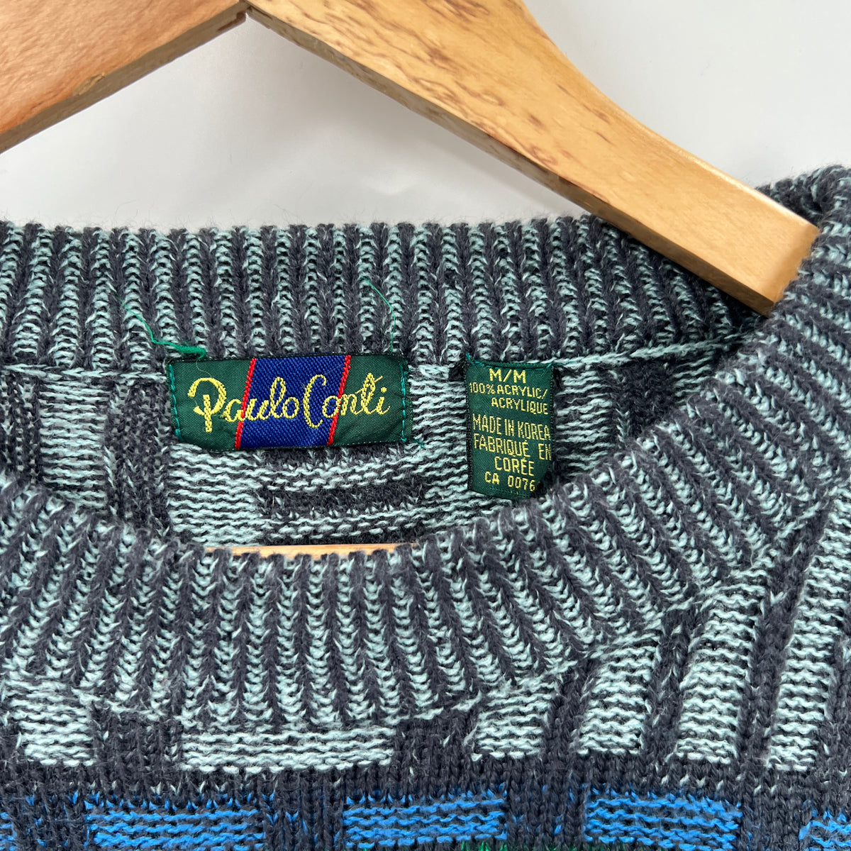Vintage Paulo Conti Acrylic Crewneck Sweater