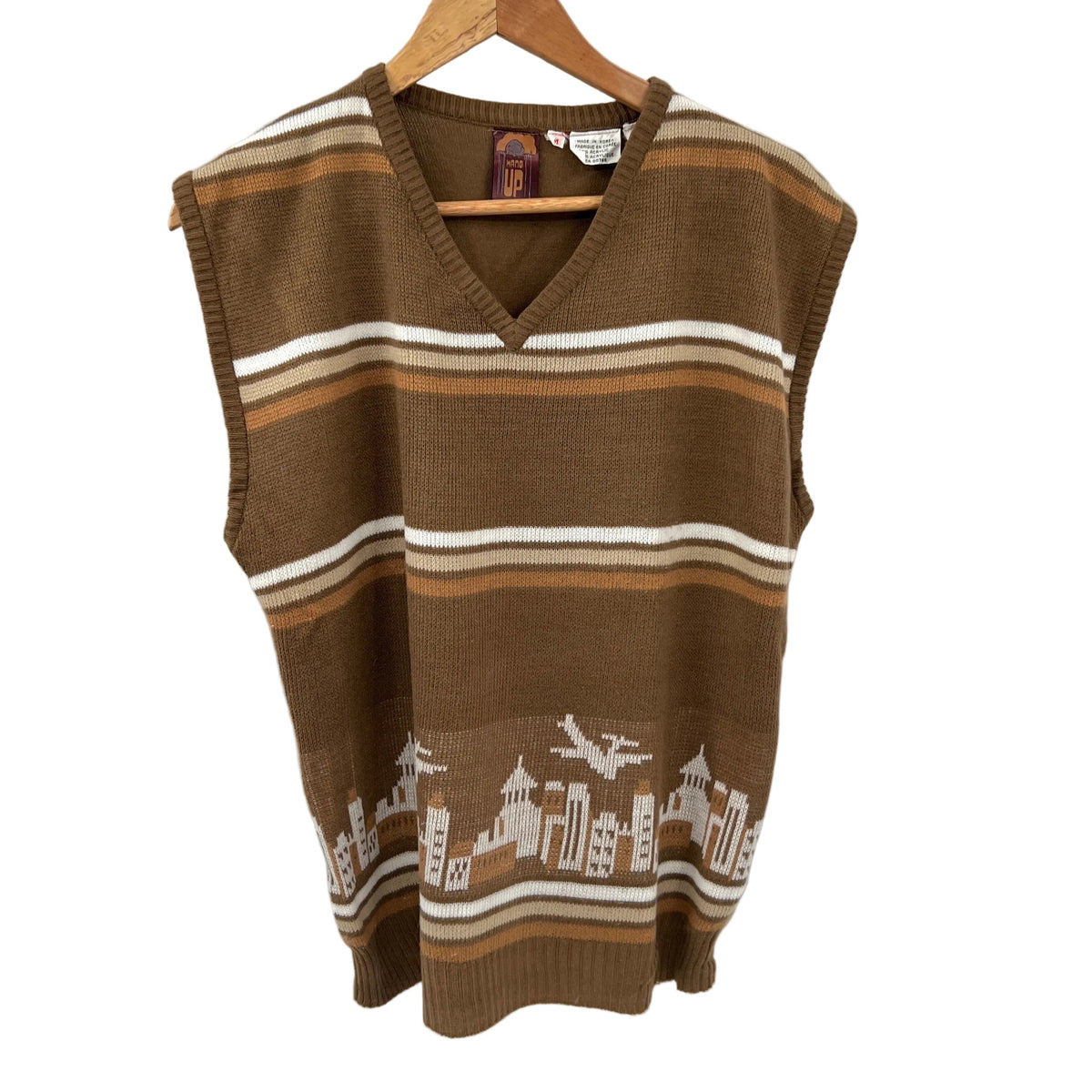 Vintage 70s Hang Up V-neck Sweater Vest