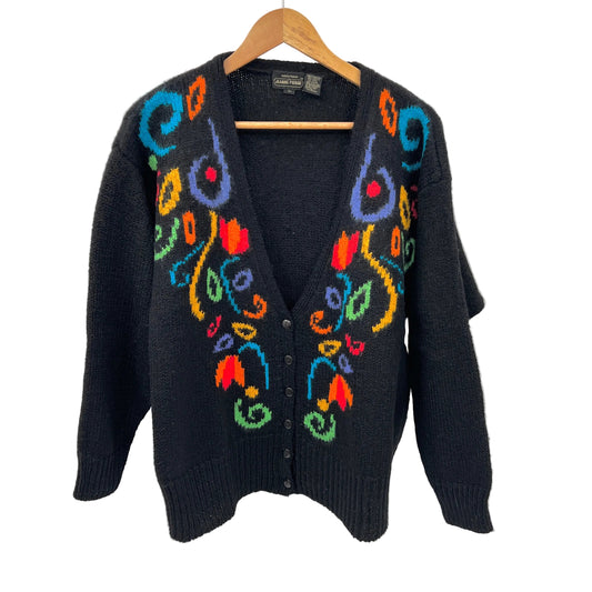 Vintage Jeanne Pierre Knit Sweater Cardigan