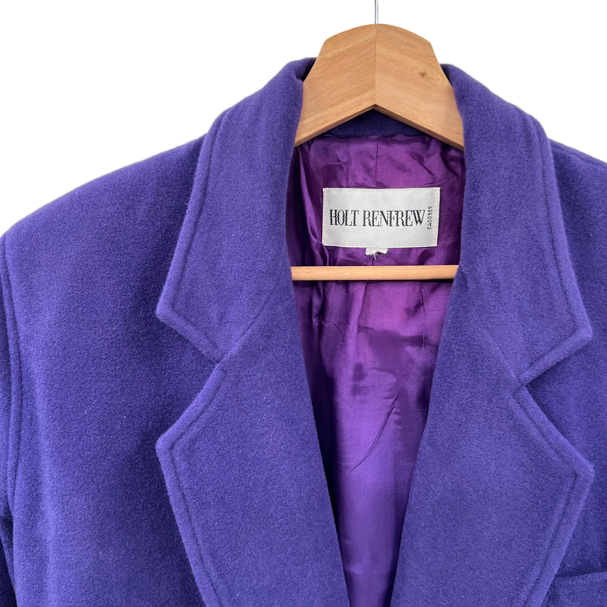 Visible Mended Vintage Wool Blazer