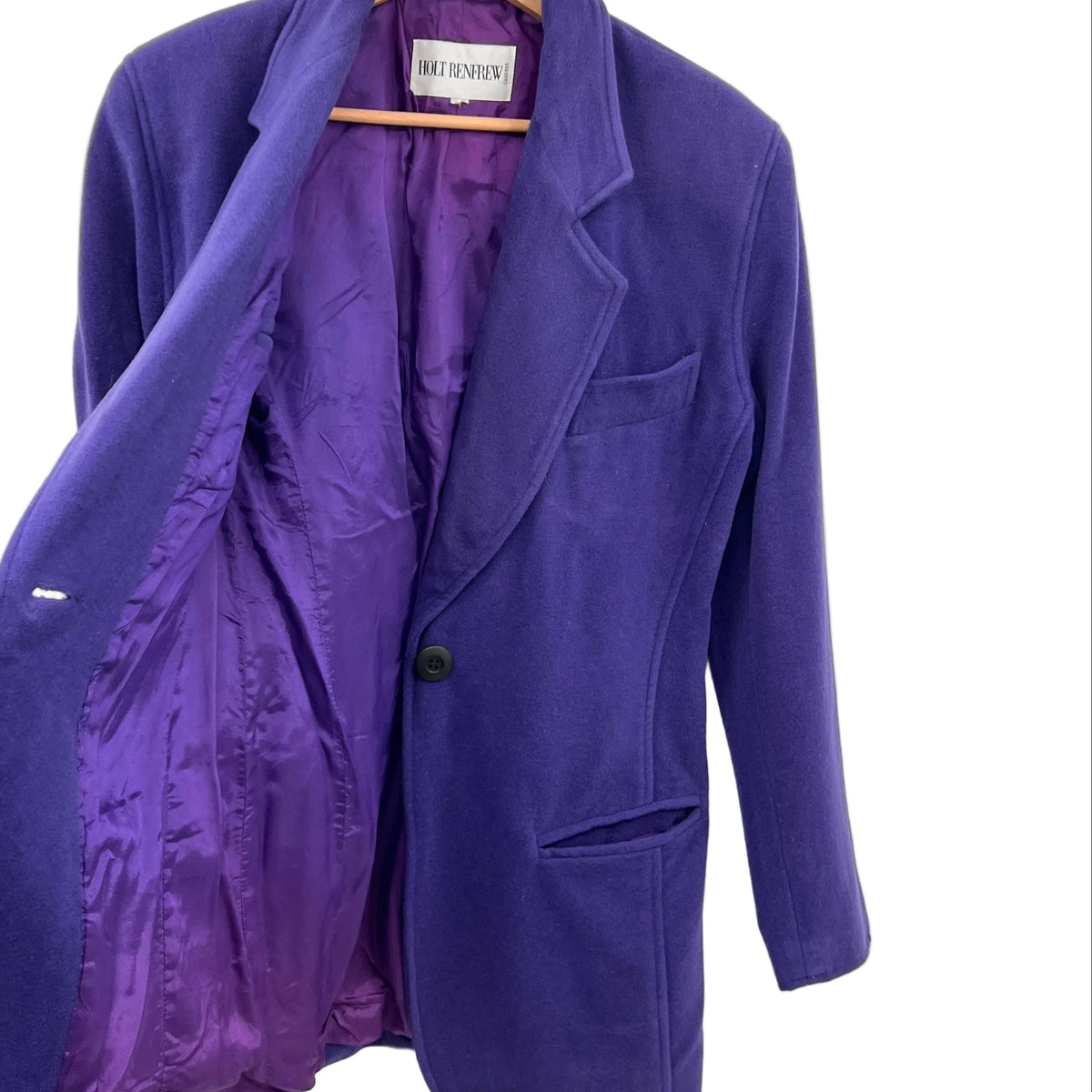 Visible Mended Vintage Wool Blazer