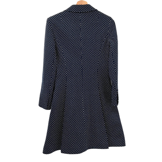 Vintage Britta Modell Rayon Polka Dots Coat
