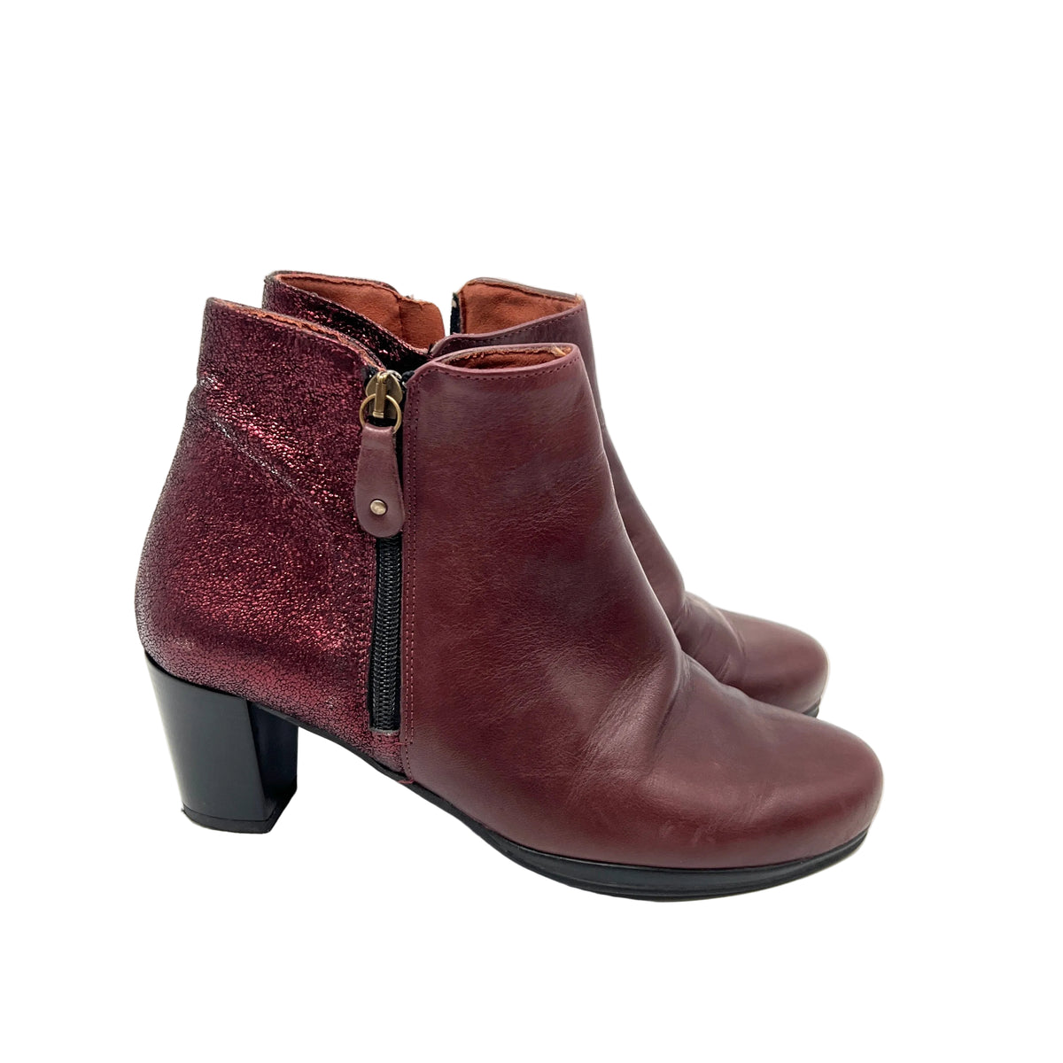Karston Air Leather Ankle Heels Boots