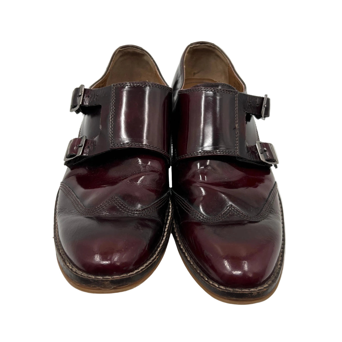 Hush Puppies Patent Leather Monkstrap Loafer Shoes