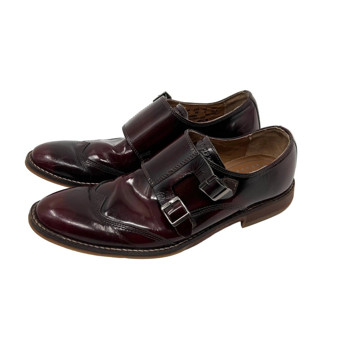 Hush Puppies Patent Leather Monkstrap Loafer Shoes