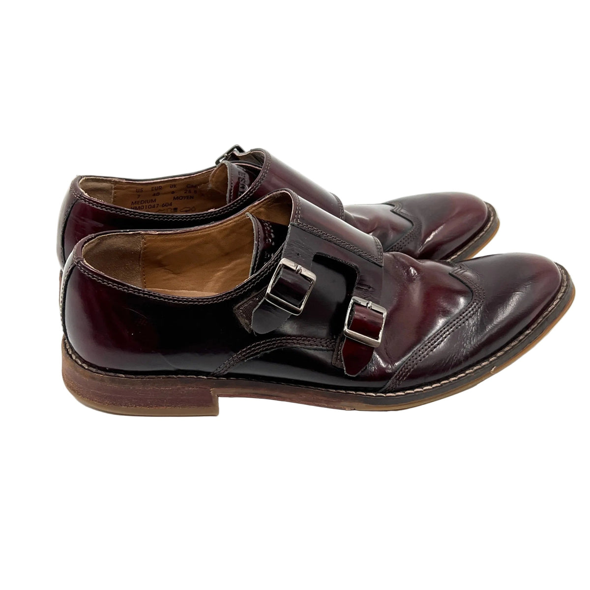 Hush Puppies Patent Leather Monkstrap Loafer Shoes