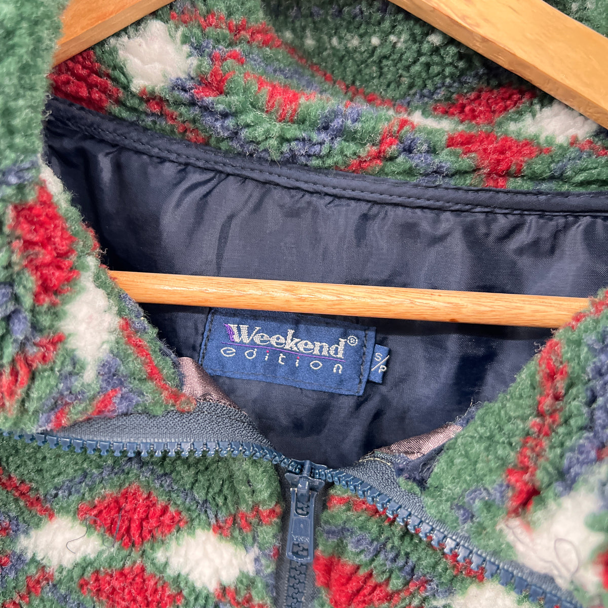 Vintage Weekend Teddy Fleece Unlined Jacket