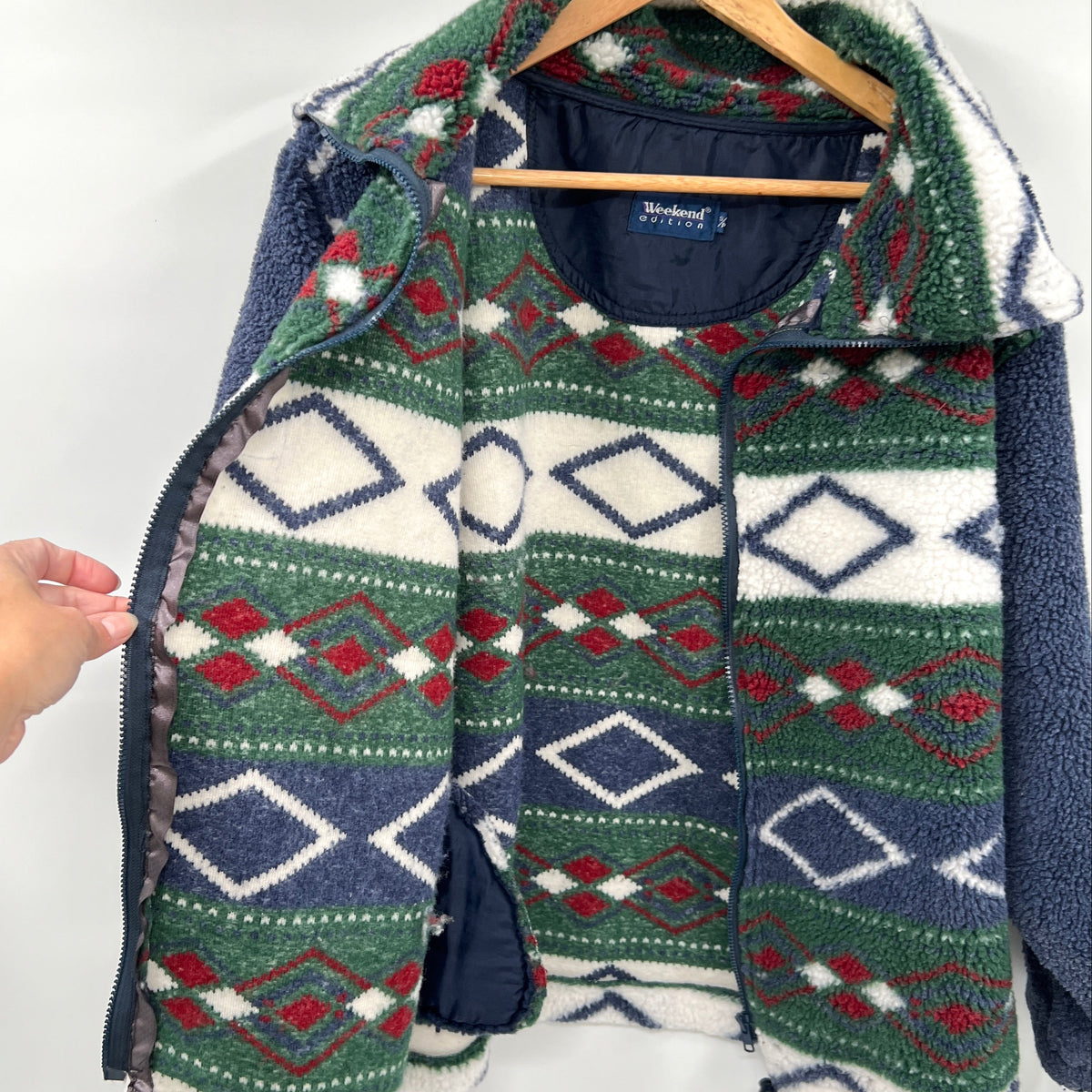 Vintage Weekend Teddy Fleece Unlined Jacket