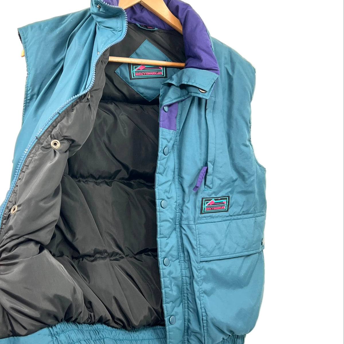 Vintage Misty Mountain Duck Down Puffer Vest