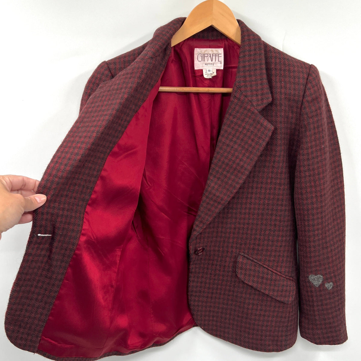 Visible Mended - Vintage Wool Fitted Blazer
