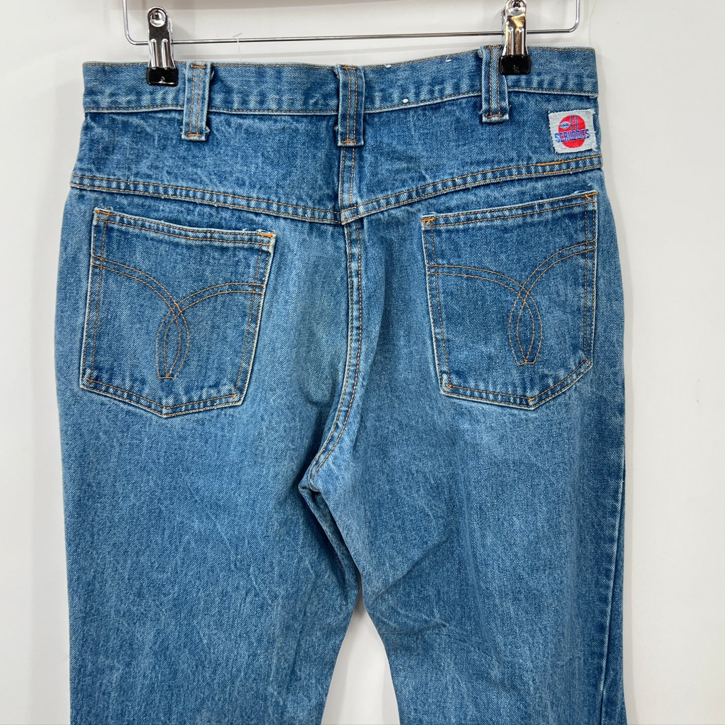 GWG Scrubbies Flare Patched Up Jeans