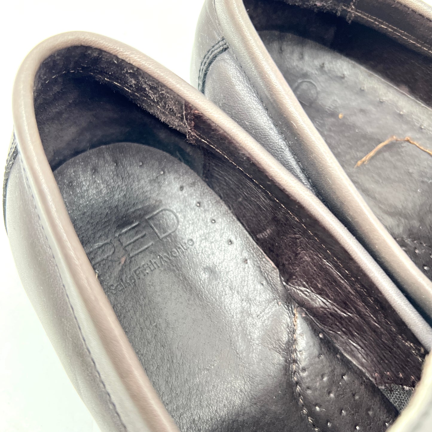 RED Sasks Fifth Ave Leather Loafers Shoes