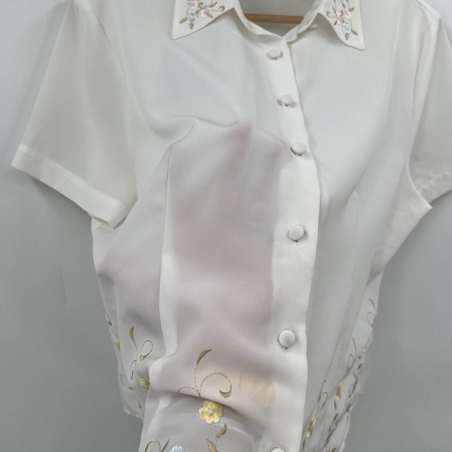 Vintage Penmans Embroidered Blouse M