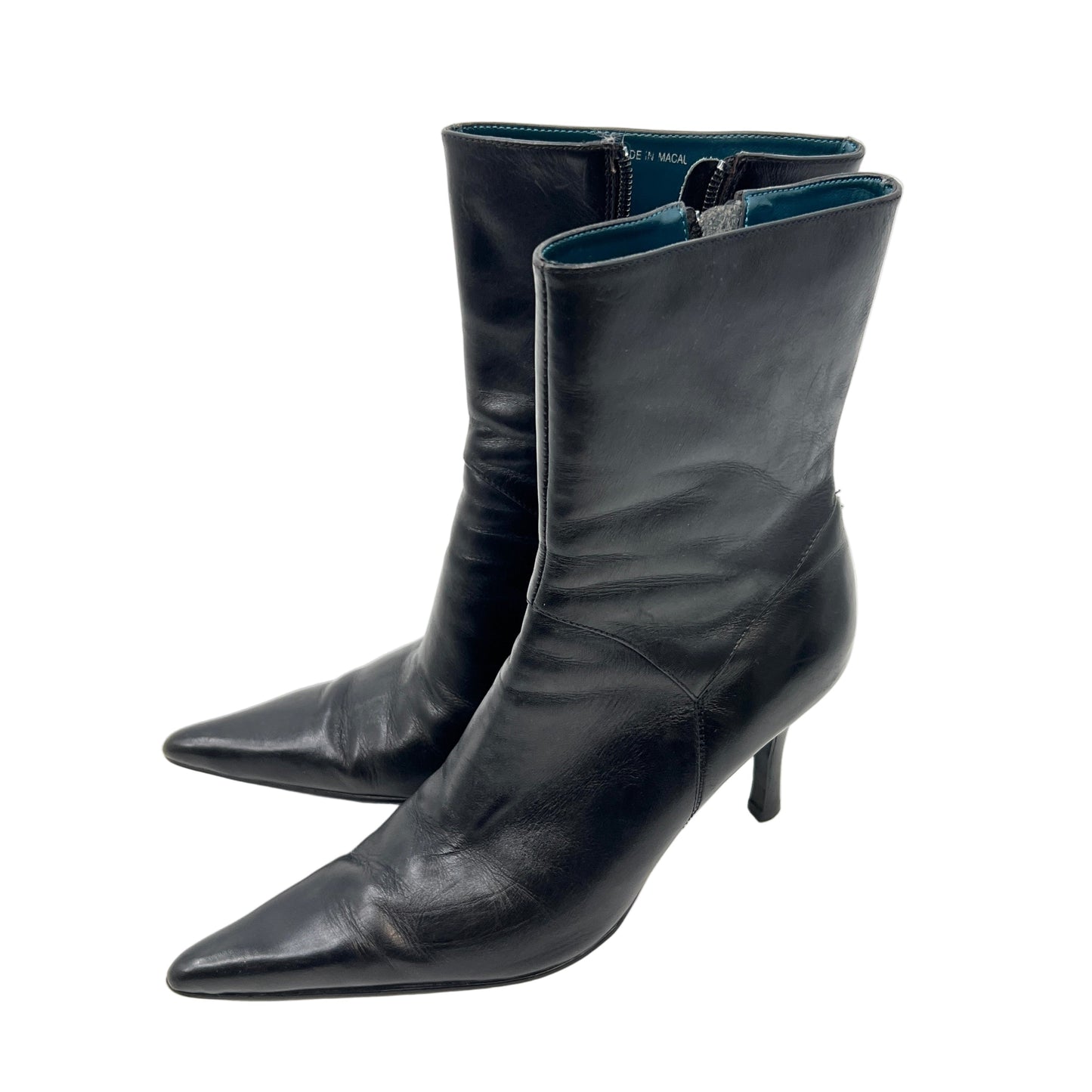 Y2K Aldo Pointy Toe Leather Heel Boots