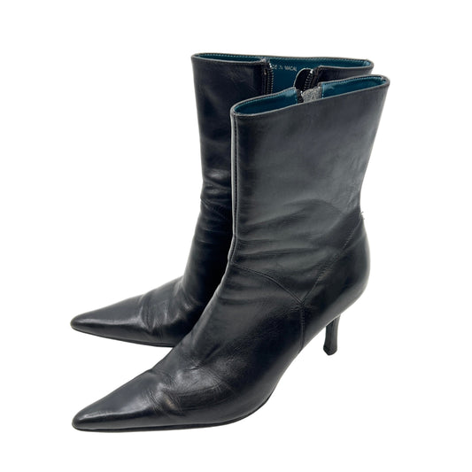 Y2K Aldo Pointy Toe Leather Heel Boots