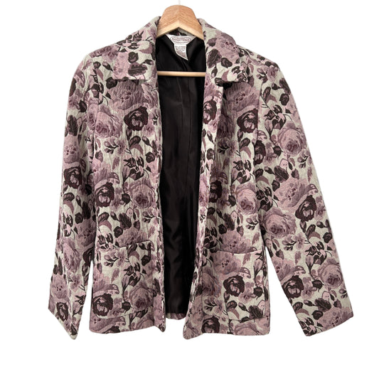 Northern Reflection Floral Tapestry Blazer