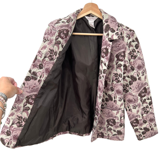 Northern Reflection Floral Tapestry Blazer