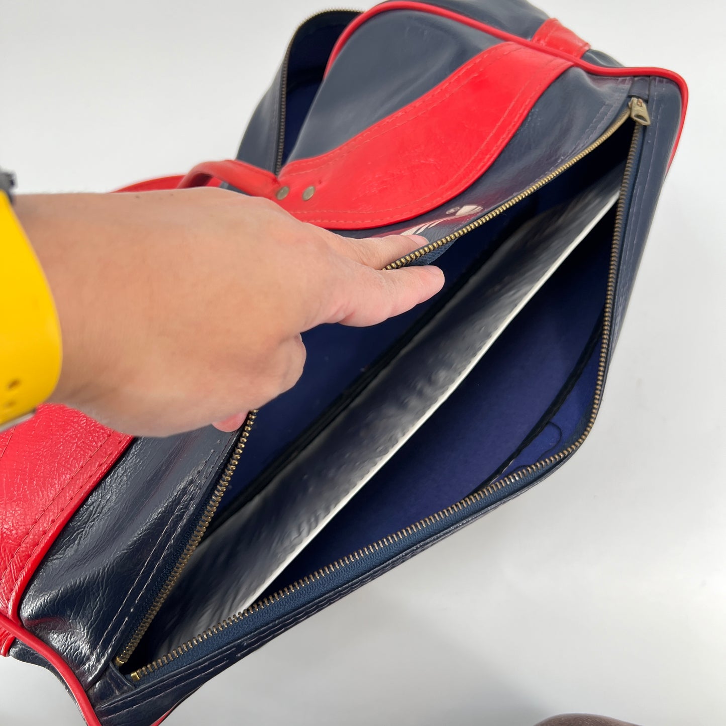 Vintage Adidas Vinyl Duffle Bag