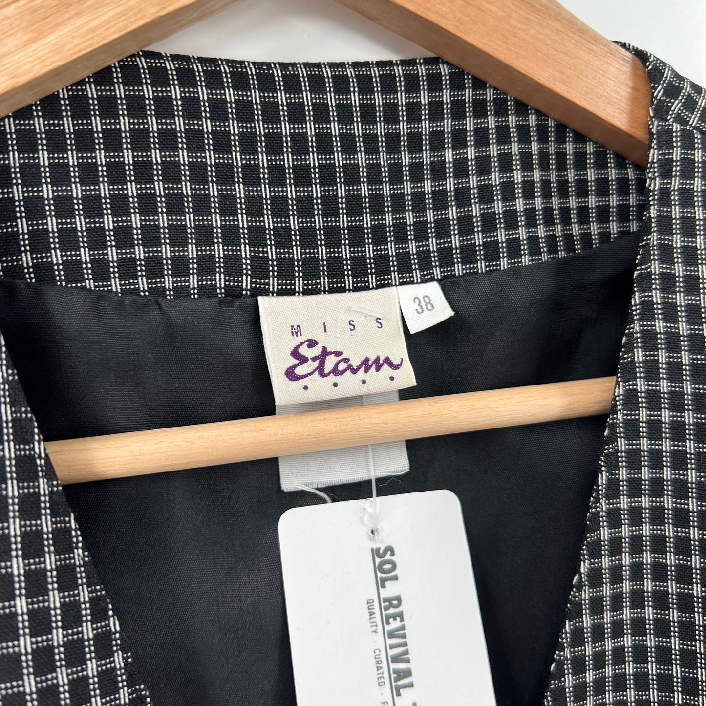 Vintage Miss Etam Long Full Zip Vest