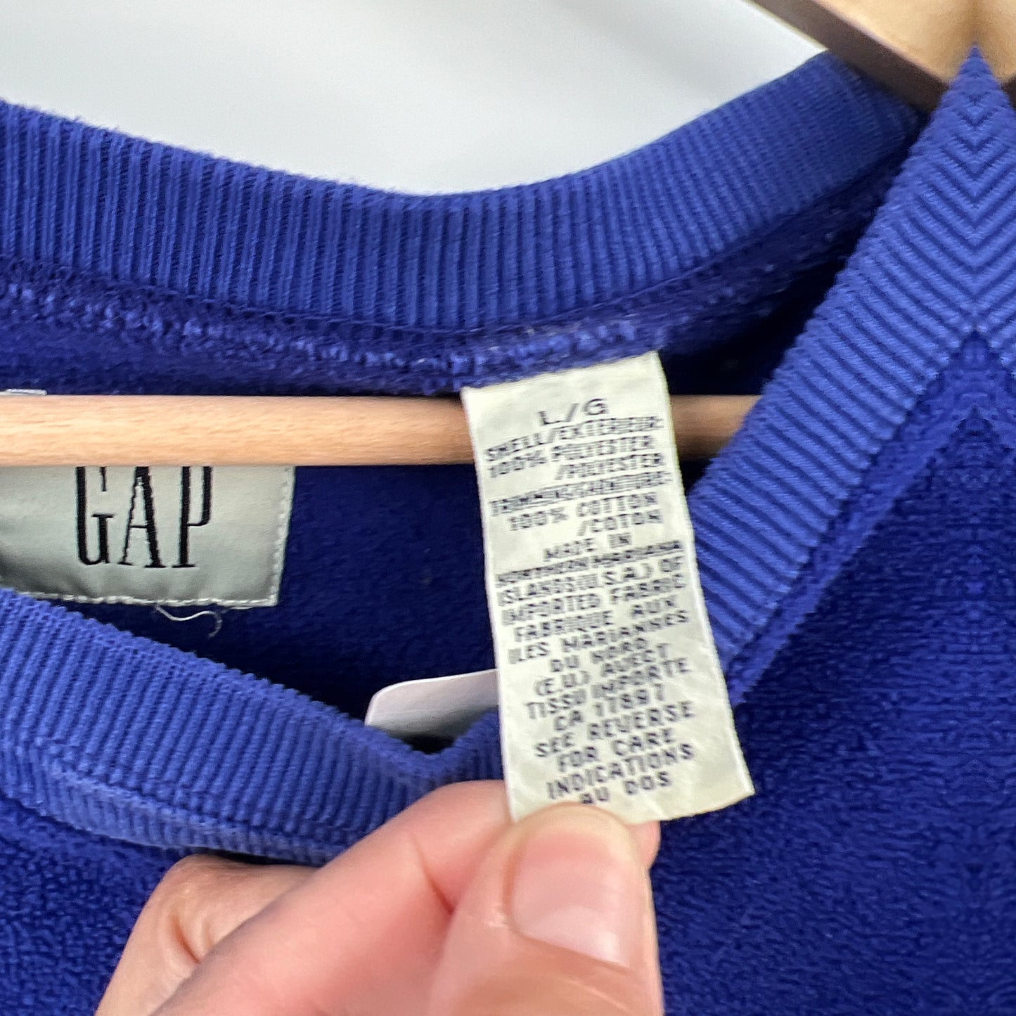 Vintage GAP Blue Fleece L