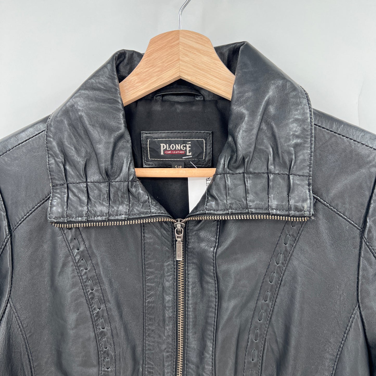 Plonge Leather Motor Style Jacket