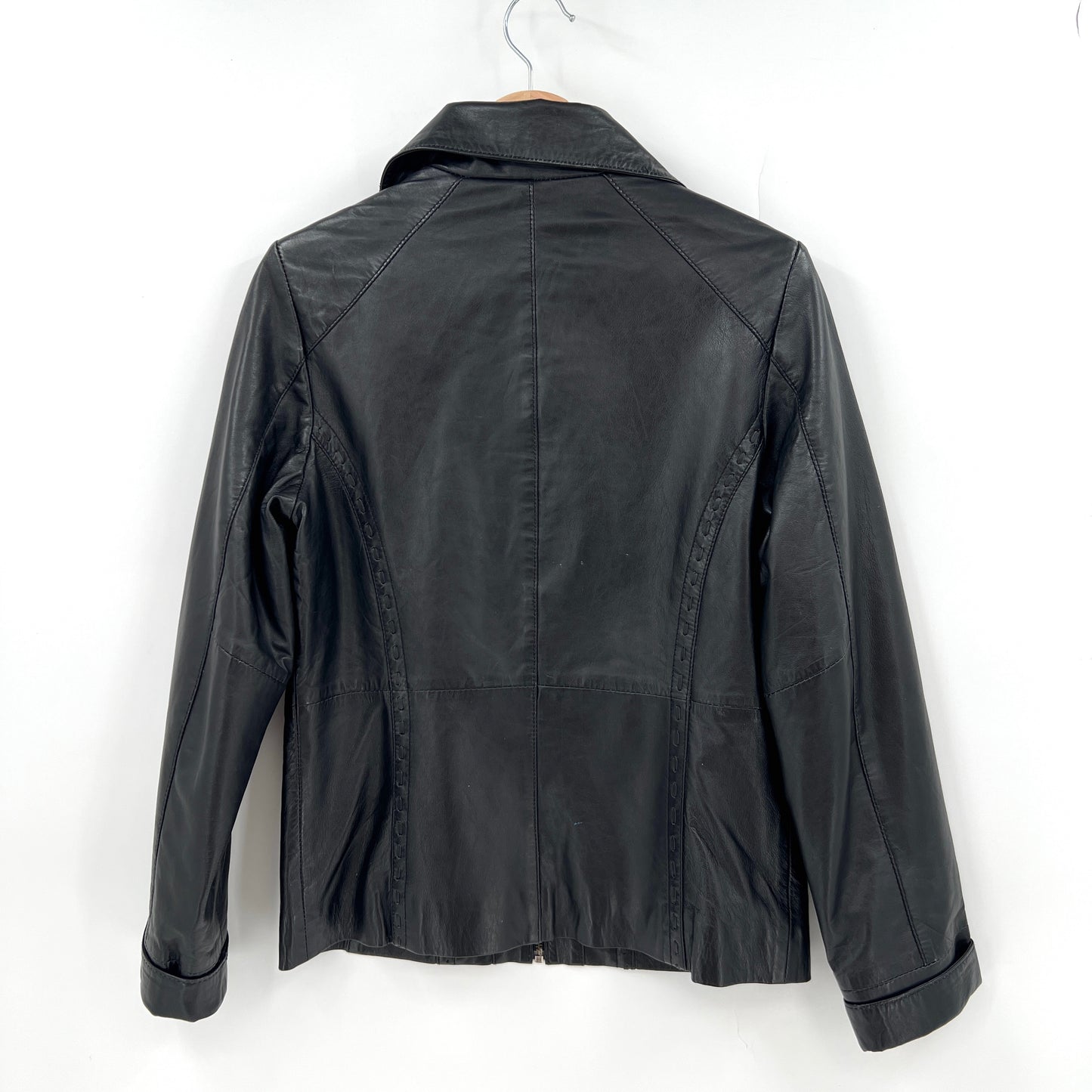 Plonge Leather Motor Style Jacket