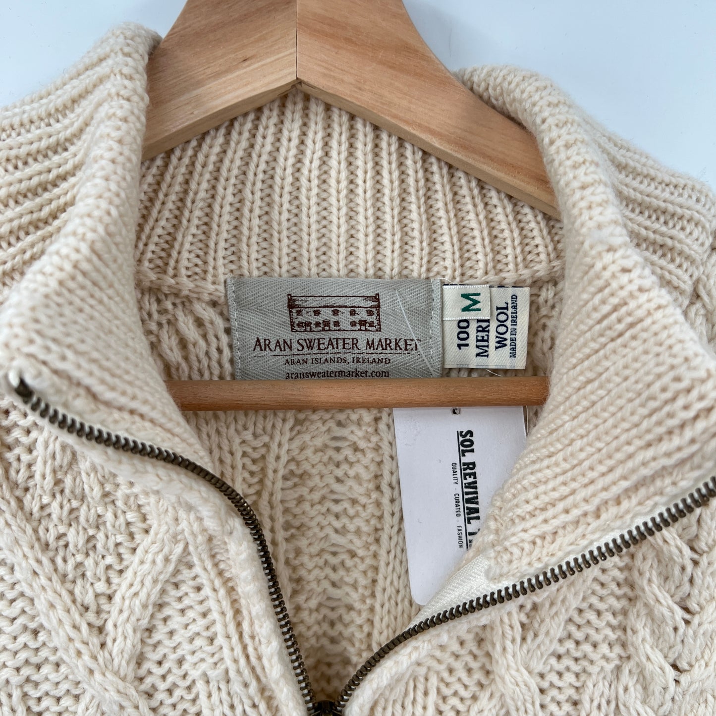 Aran Sweater Market Irland Wool Sweater