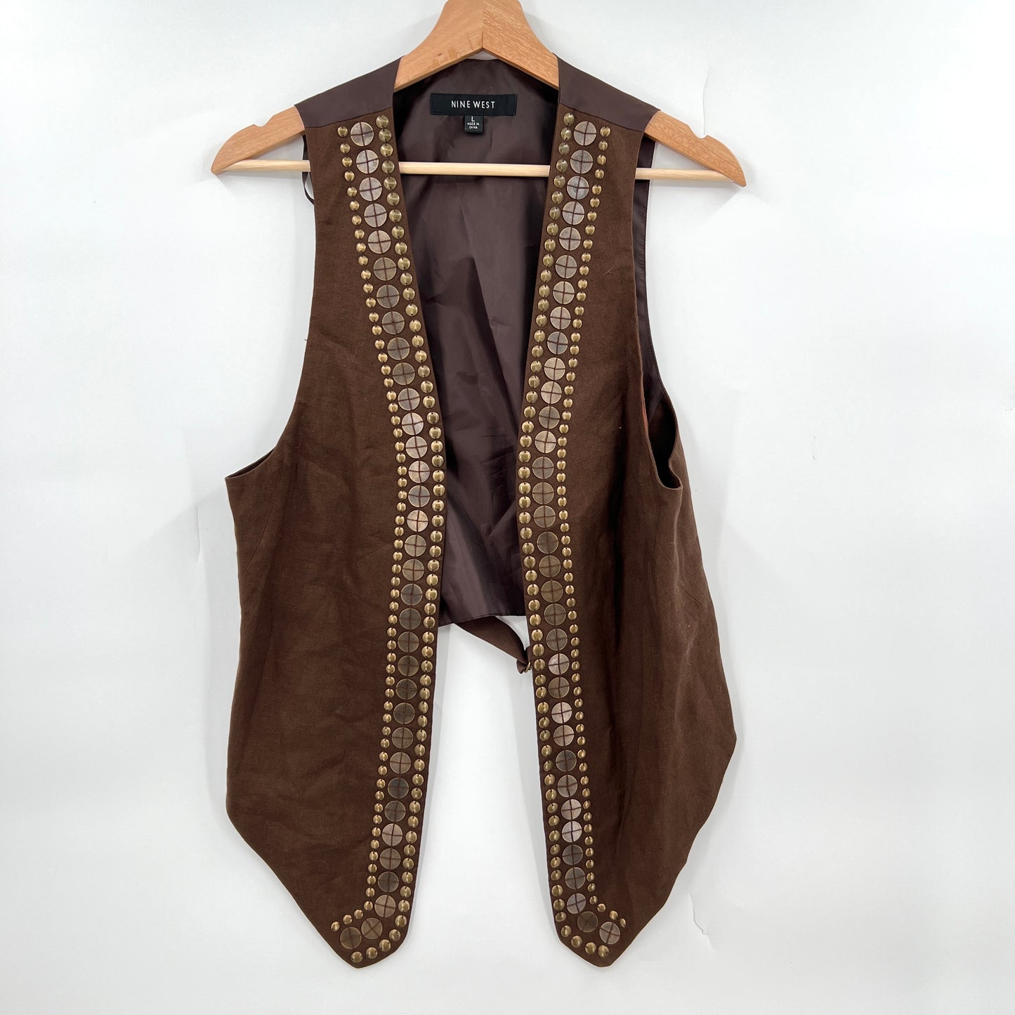 Nine West Linen Vest