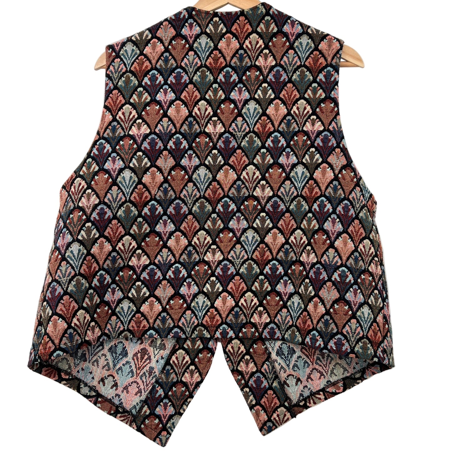 Vintage Tapestry Open Vest