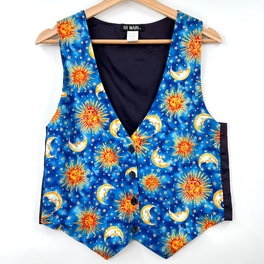 Vintage Celestial Fabric Vest