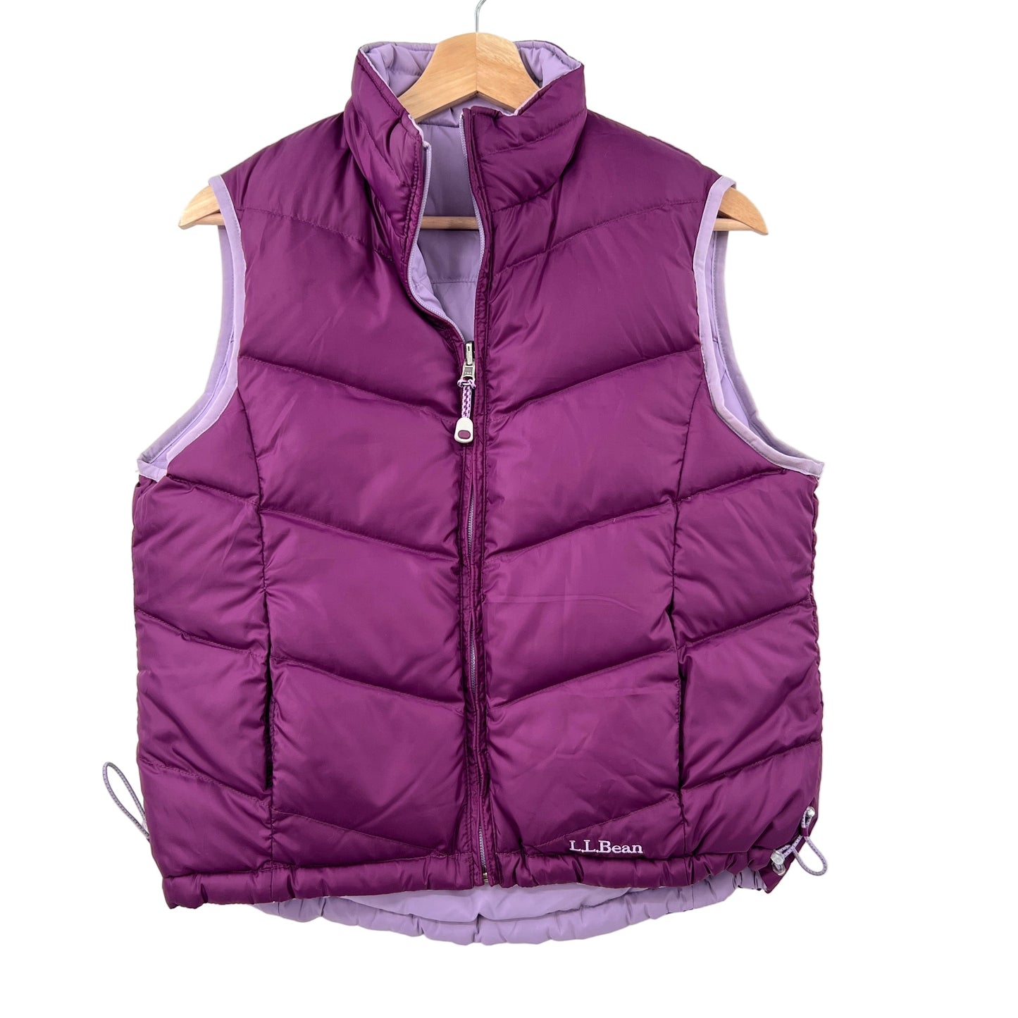 L.L Bean Reversible Goose Down Puffy Vest