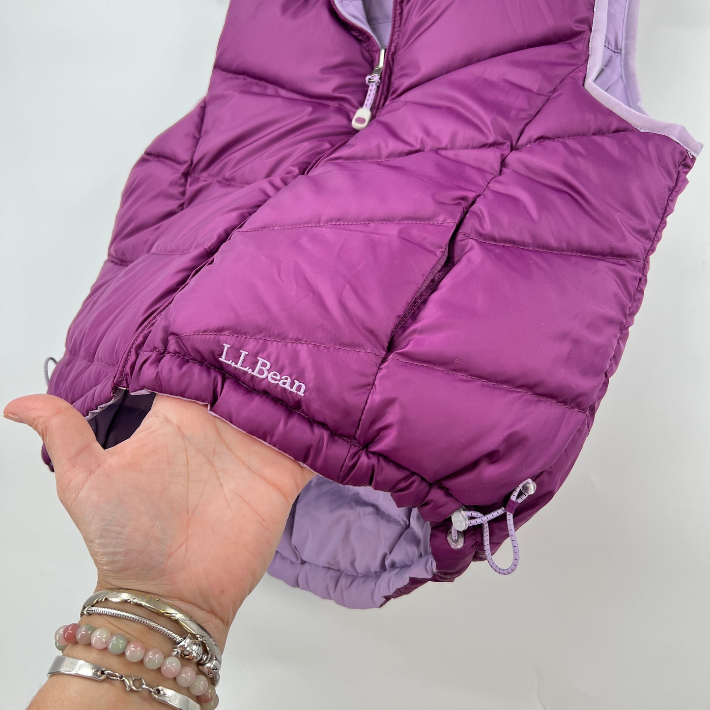 L.L Bean Reversible Goose Down Puffy Vest