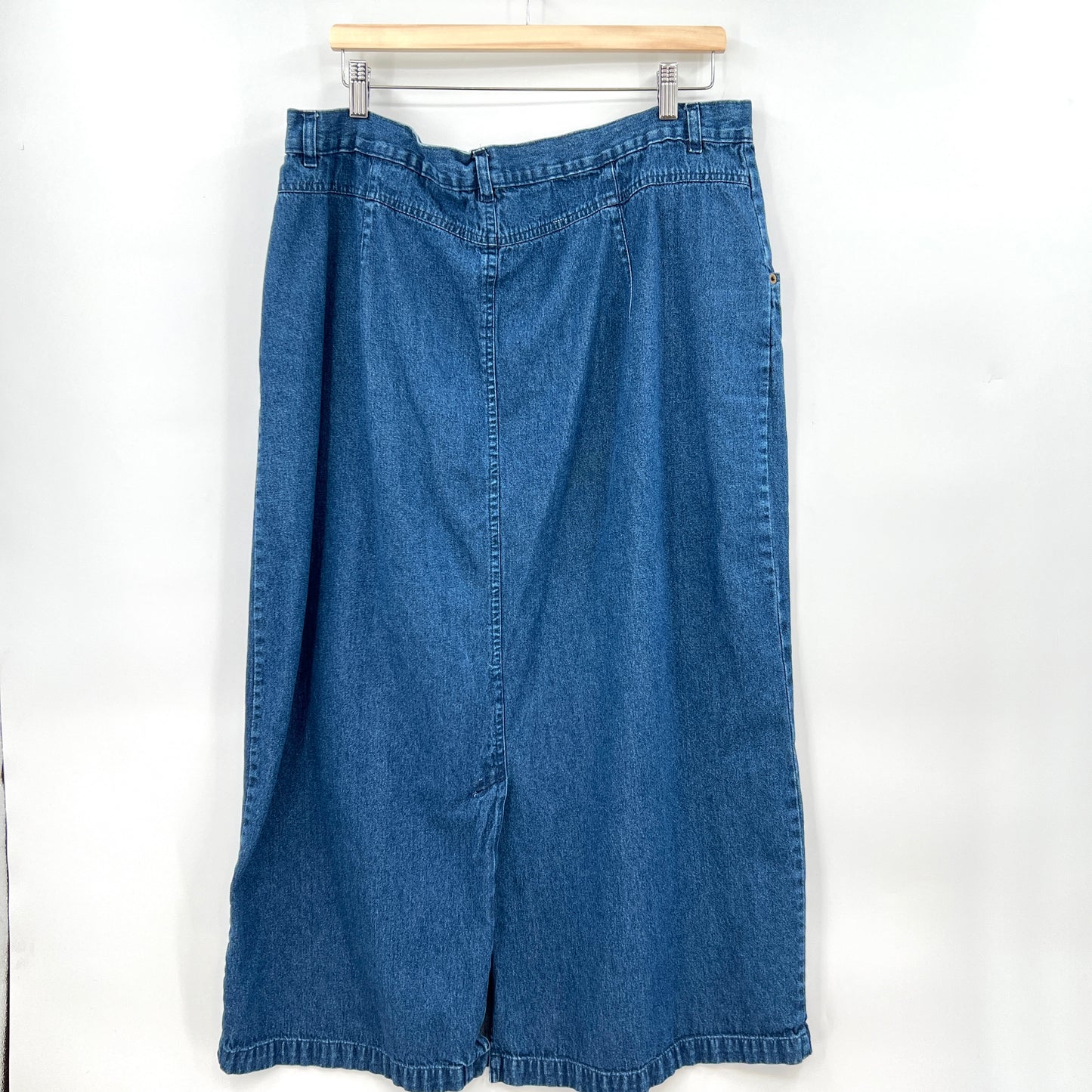 Vintage Penmans Denim Maxi Skirt