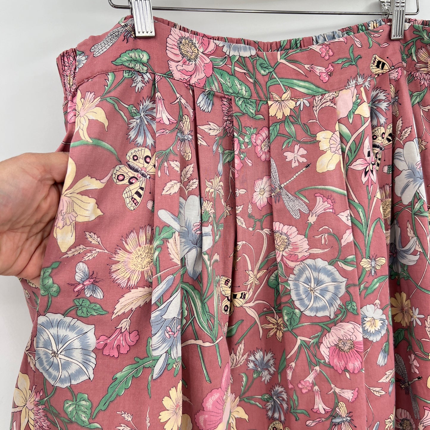 Vintage Handmade Floral Skirt