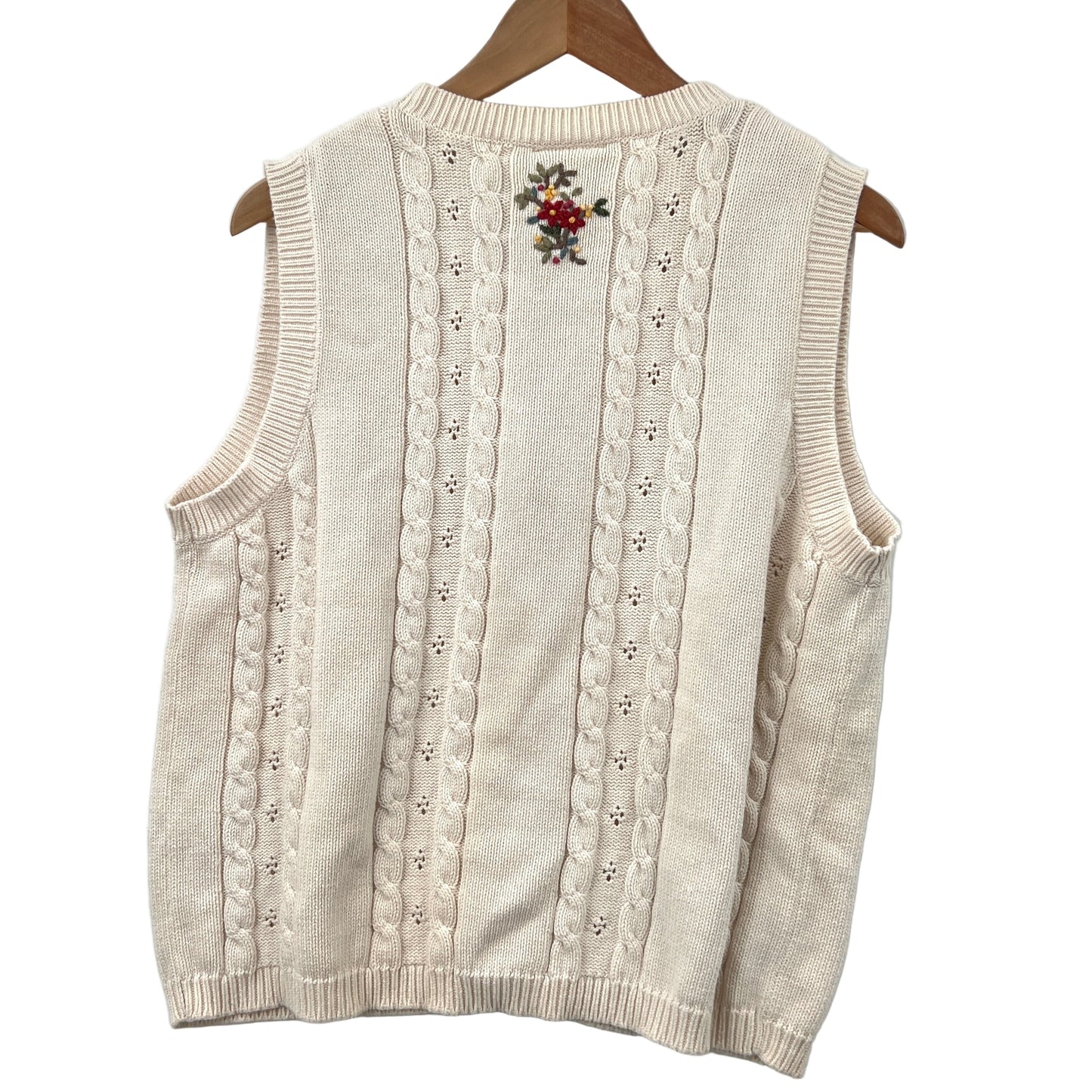 Vintage Northern Floral Embroidered Vest