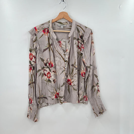 All Saints Button Up Blouse