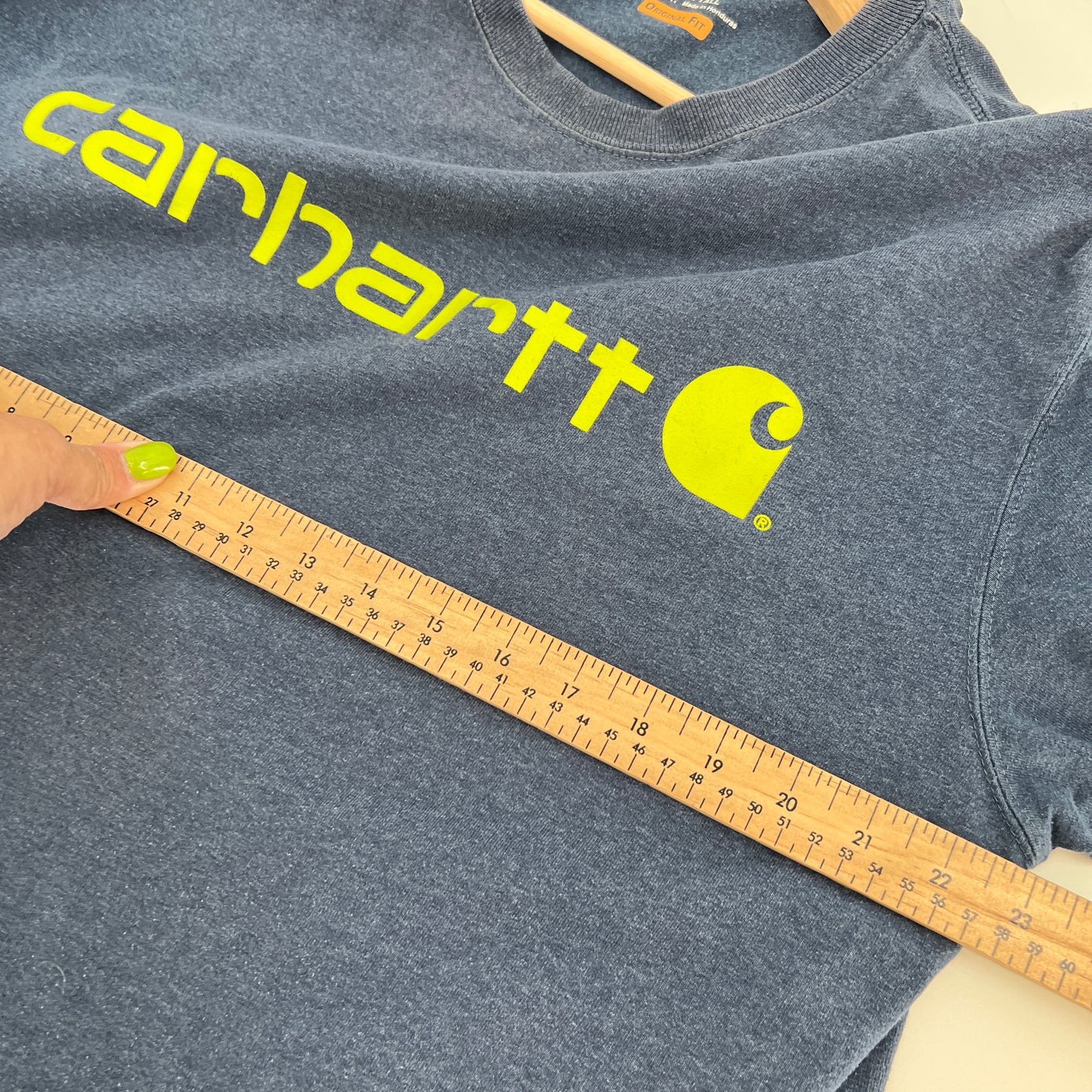 Carhartt Neon Spell out Tee L