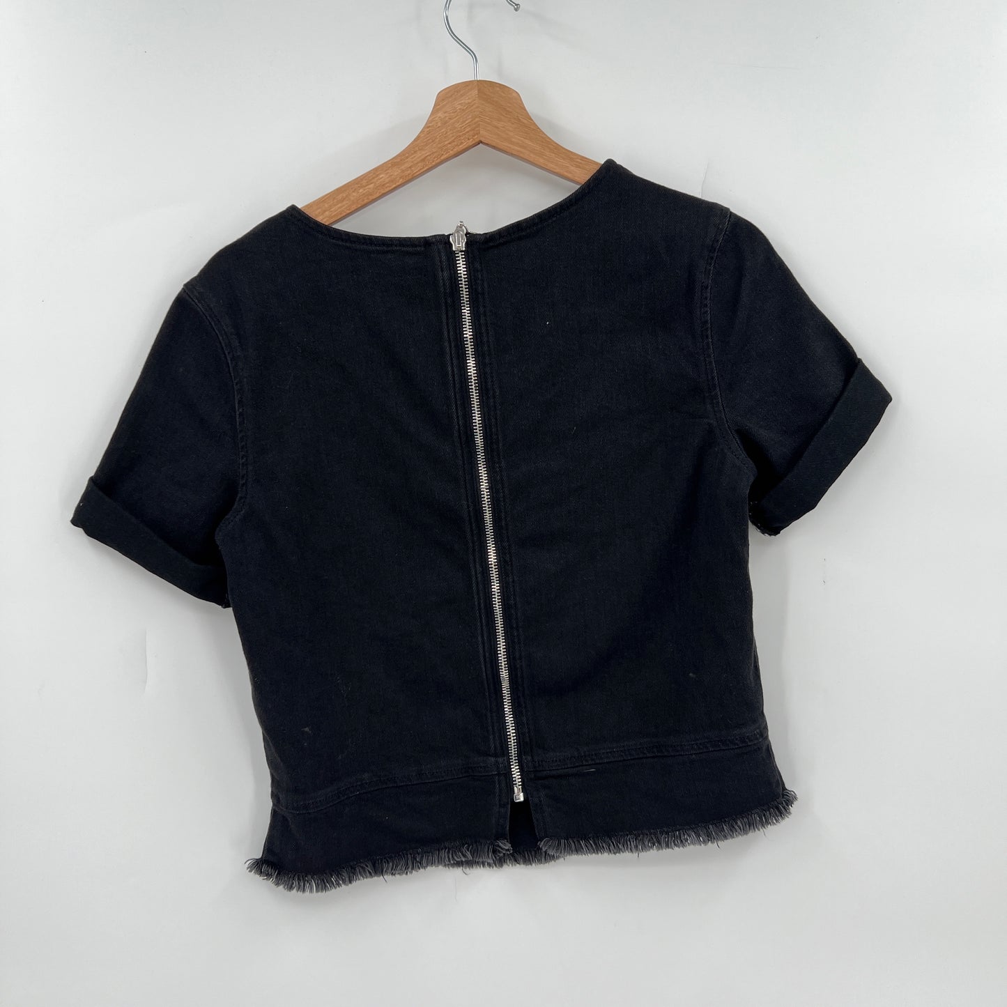 7 For All Mankind Raw Hem Top