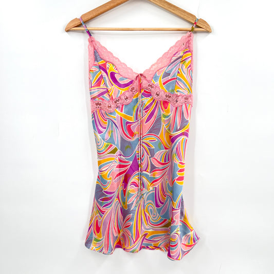 Y2K Colourful Slip Dress/Top