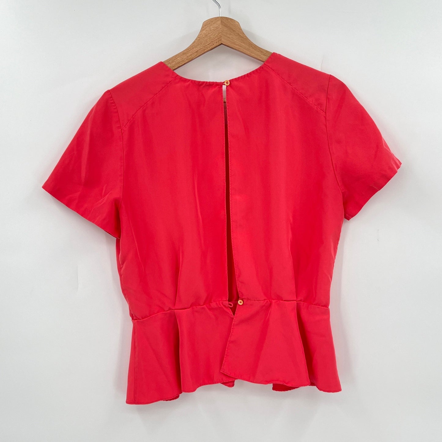 Wilfred Silk Loose Peplum Top