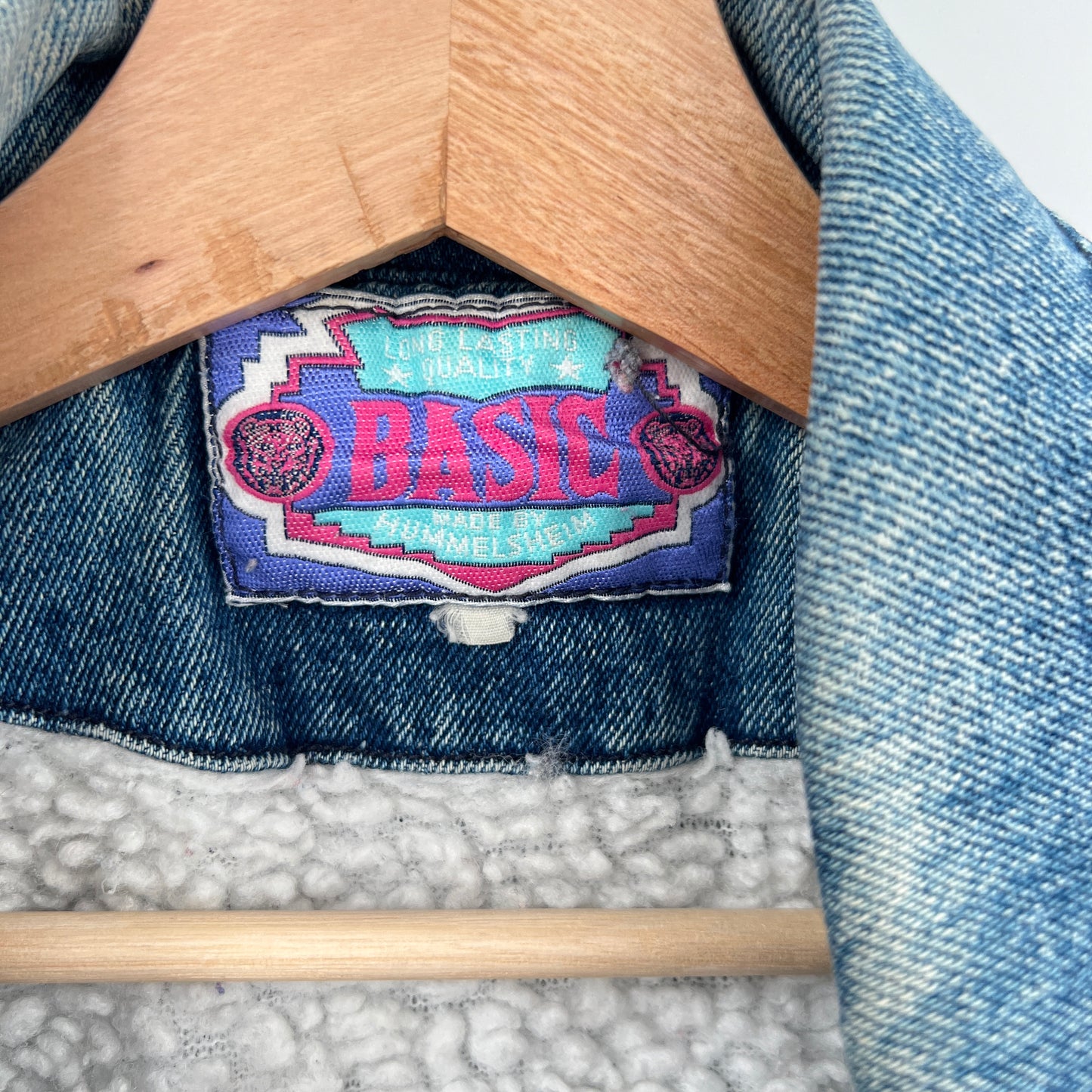 Vintage Fleece Lined Denim Vest