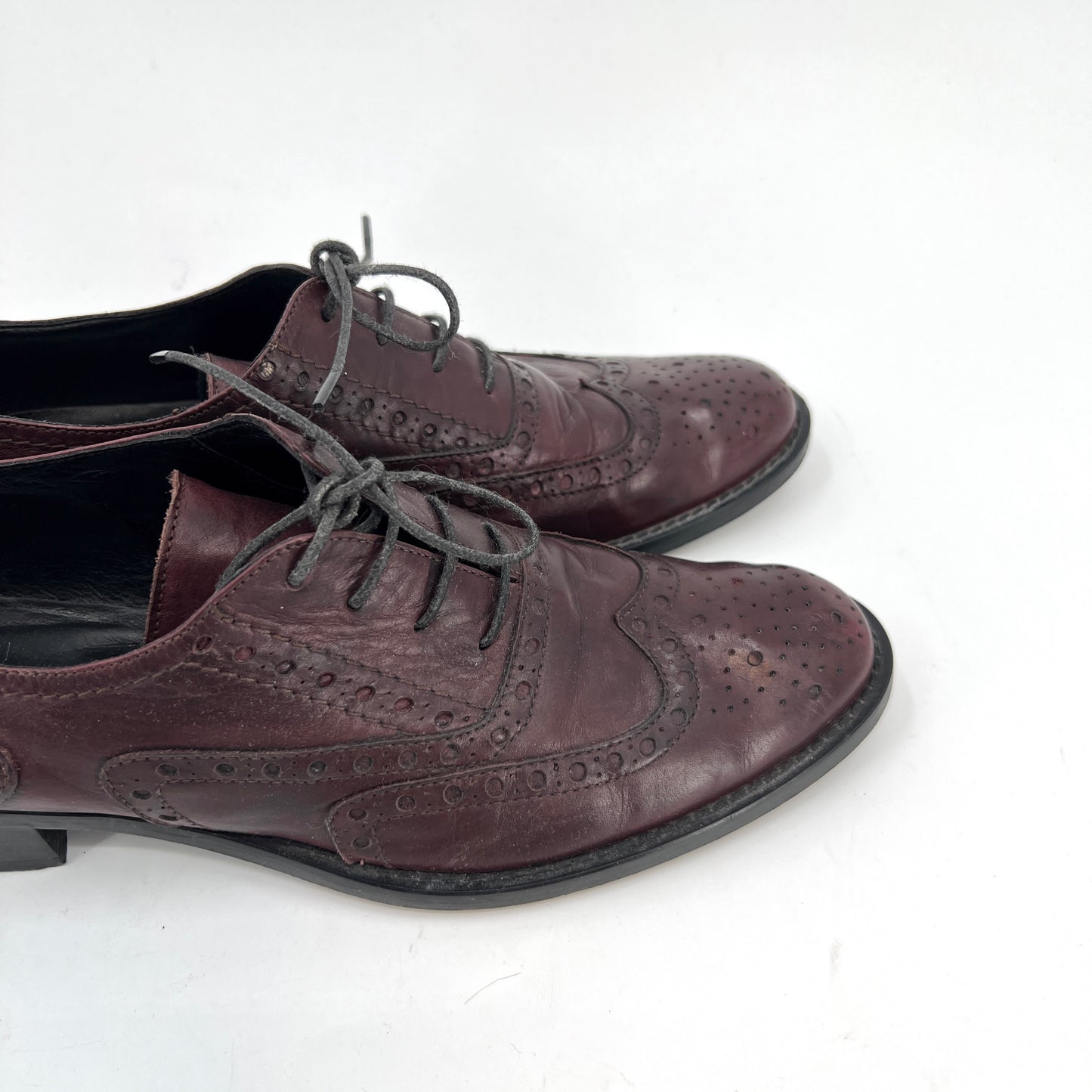 Vintage Arnold Churgin Leather Oxfords Shoes 40EU