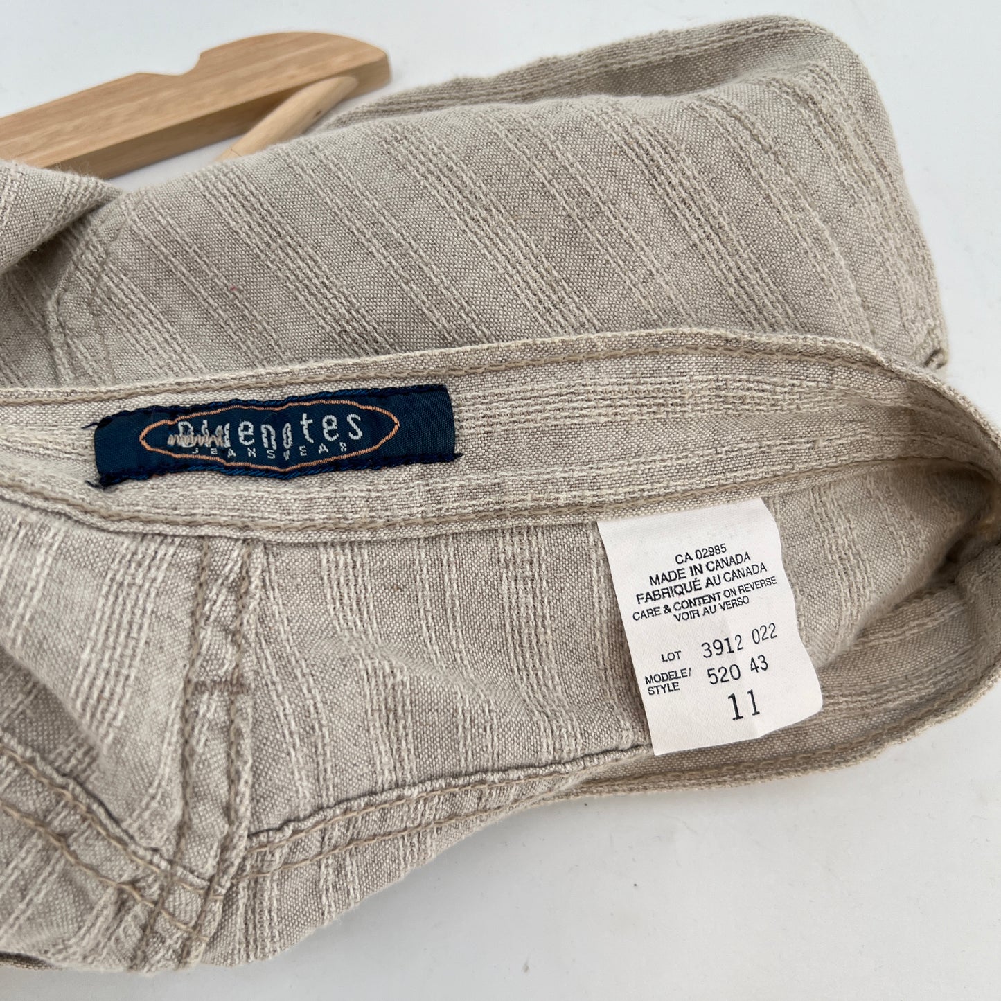 Vintage Bluenotes Cotton Linen Blend Shorts